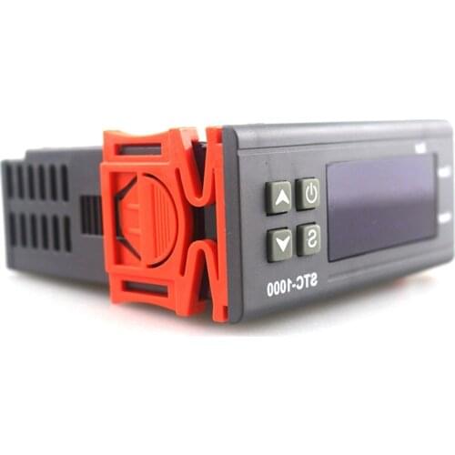 Temperature Thermostat Controllers, Fahrenheit & Centigrade, 110V, K Sensor, Solid State Relay for Sous Vide, Home Brewing