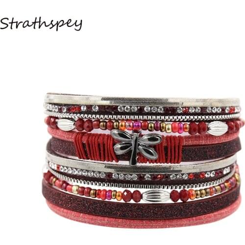 Strathspey Red Bracelets