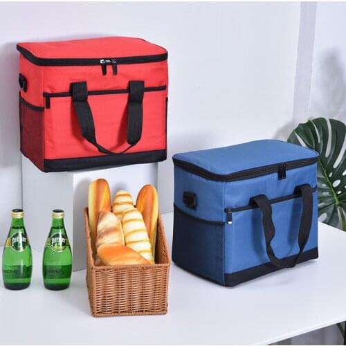 Thermal Insulated Cooler Bags Large Women Men outdoor Picnic Food Package Shouler lunch tote Drink Fruit Fresh keeping Ice Pack