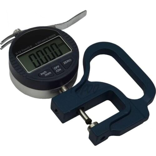 12.7mm 0.001mm point head digital thickness gauge micron electronic thickness meter thickness tester