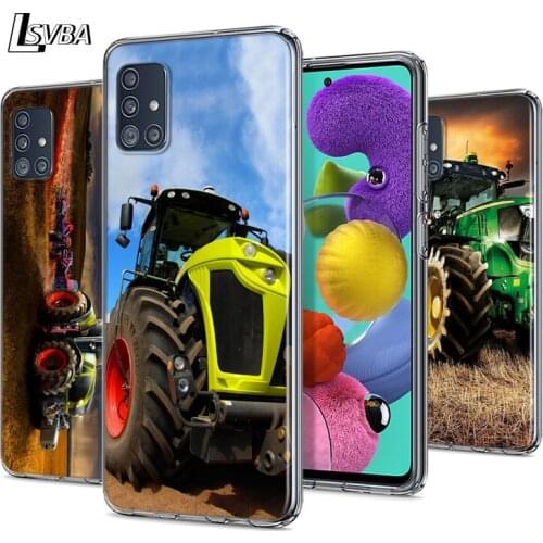 Tractors Car For Samsung Galaxy S20Ultra S20 Plus S10 Lite A01 A11 A21 A21S A31 A41 A42 A51 A71 A81 Phone Case