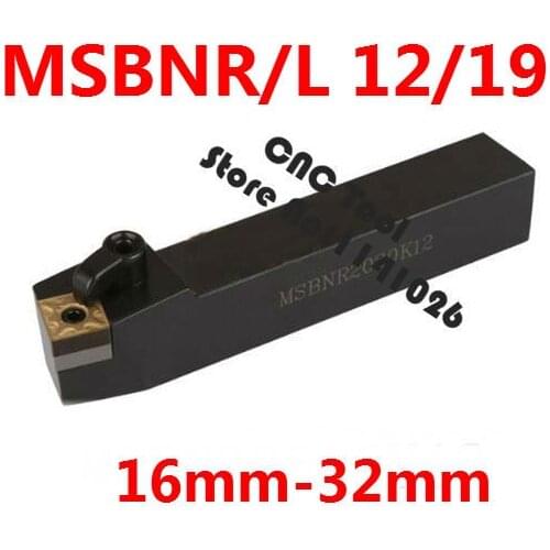 Angle 75 MSBNR1616H12 MSBNR2020K12 MSBNR2525M12 MSBNR3232P12 MSBNL2020K12 MSBNL1616H12 MSBNL the Right/Left CNC Turning tools