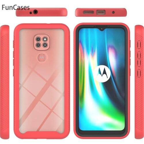 Screen Protection Cell Phone Cases For coque Motorola Moto G9 Play Holder Frame Back sFor Casa Motorola telefoon E7 Plus Moto