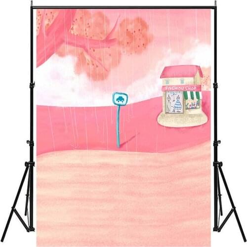 1PC Non-Woven Child Photography Background Scenary Photo Backdrop Spray Painted Customized Photographic Backdrop Props
