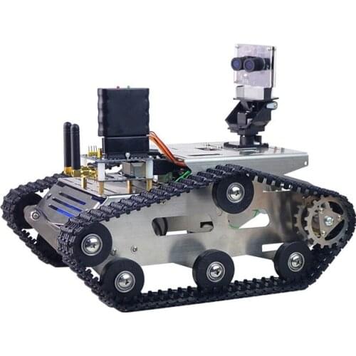 2018 NEW DIY + VC BOX + PS2 Controller WIFI Video RC Car with 3D CCD Camera VR Video Tank Robot