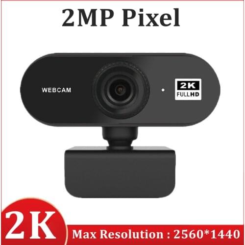 2K Mini Webcam 1080P HD USB Web Camera For Computer With Microphone Web Cam Laptop Online Teching Conference Web Cameras Rotaed