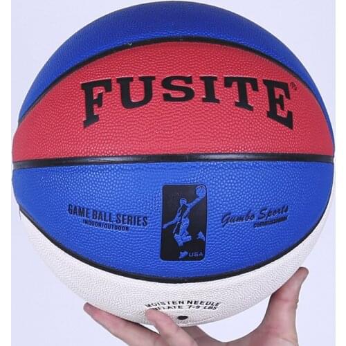 Professional Indoor Outdoor Sports Training Game SIZE#5/#/6#7 PU Basketball Wear Resistant Non-slip Multiple Floors Available