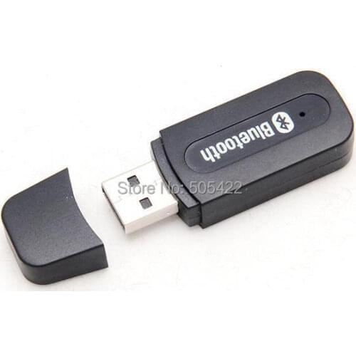 New USB 3.5mm Wireless Bluetooth Music Audio Car Handsfree Receiver Adapter 500pcs/lot High Quality