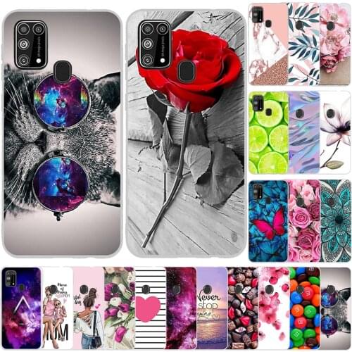 For Samsung Galaxy M31 Case Silicone Soft TPU Phone Case for Samsung Galaxy M31 M 31 M315F Back Cover Funda Coque Capa Bumper