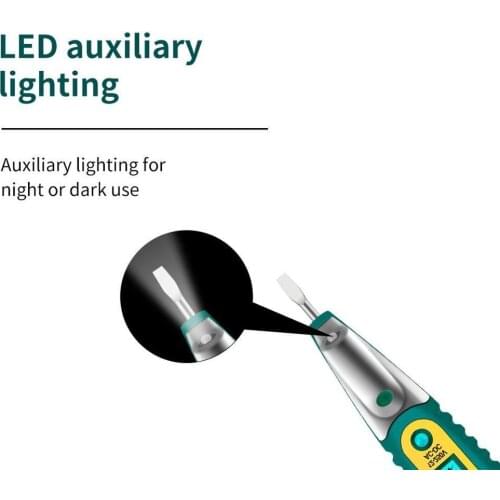 Digital Test Pencil Tester Electrical Voltage Detector For Electrician Tools AC/DC 12-250V LCD Display Pen Screwdriver Z2G9