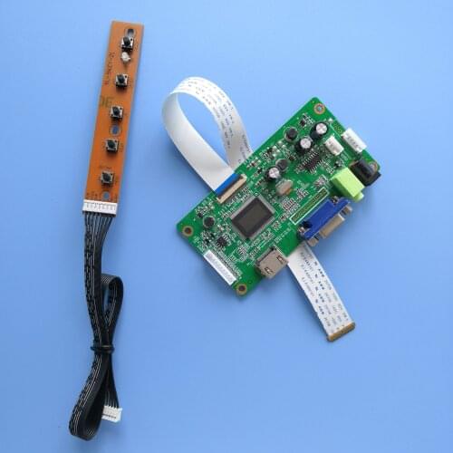 For B156XTN05.1 40Pin 1366X768 DIY Controller board 15.6" SCREEN KIT VGA monitor display EDP LED LCD DRIVER
