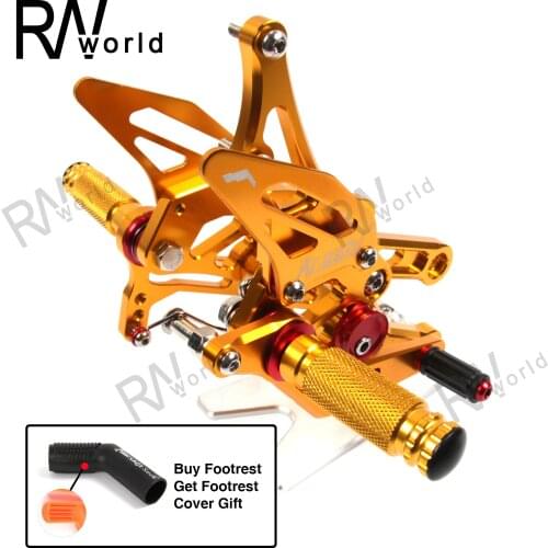 For HONDA CBR600RR Motorcycle CNC Adjustable Rear Set Rearsets Footrest Foot Rest CBR 600RR CBR600-RR CBR600 RR 2003-2006 2004