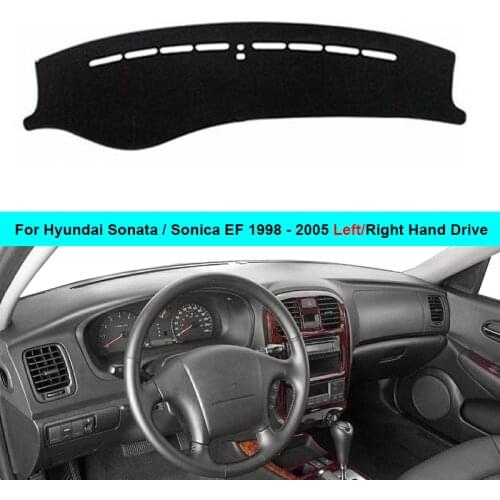 2 Layer Car Dashboard Cover Carpet Sunshade For Hyundai Sonata Sonica EF 1998 - 2005 LHD RHD Sunshade 2004 2003 2002 2001 2000