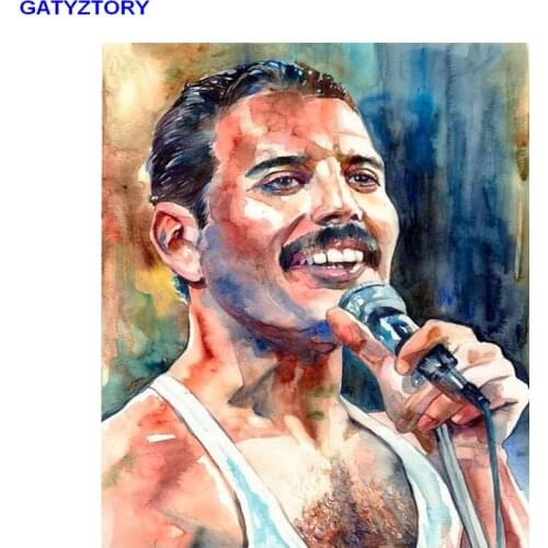 GATYZTORY Painting By Numbers DIY For Adults Kids Men Portrait Paint By Number Home Decoration Acrylic Paints Wall Art Sets