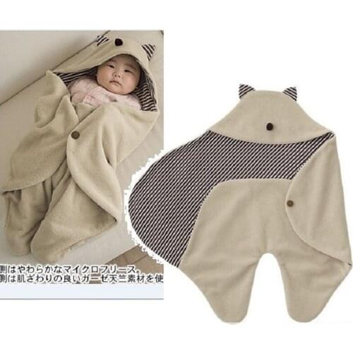 Newborn Blanket Baby wrap envelope Bedding Swaddle Infant Sleep bags Sleeping sacks Children Quilt