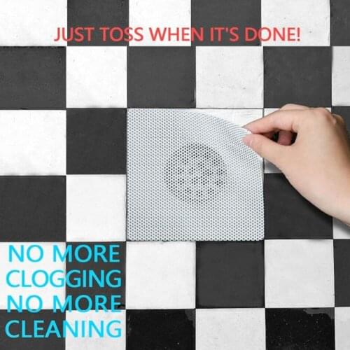 Disposable shower drainage net sticker kitchen bathroom shower floor drainage anti-blocking cover net