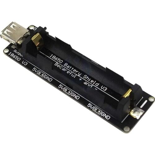 ESP32 ESP32S for Wemos for Raspberry Pi 18650 Battery Charge Shield Board V3 Micro USB Port Type-A USB 0.5A for Charge