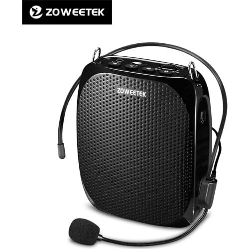 Zoweetek Wired Mini Audio Speaker Portable Voice Amplifier Natural Stereo Sound Microphone Loudspeaker for Teachers Speech Z258