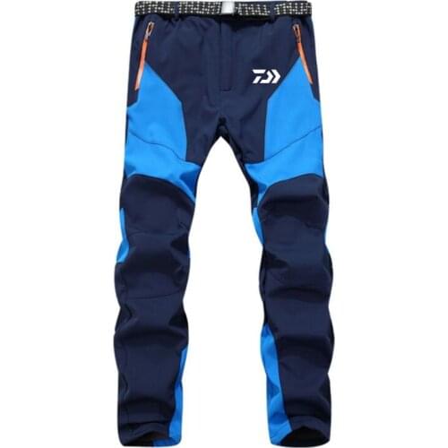 2021 New Mens Daiwa Pants Outdoor Camping Pants Quick Dry Hiking Trekking Fishing Climbing Elastic Thin Sports Trousers Male