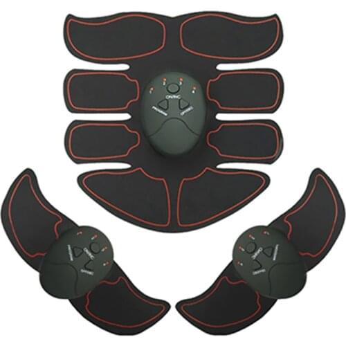 Muscle Stimulator Abdominal Muscle Arm Exerciser Body Slimming Training Fat Burning Body Building Fitness Massage Shaper Machine