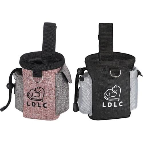 New Dog Treat Pouch Drawstring Carries Pet Toys Food Poop Bag Pouch Pet Hands Free Training Waist Bag Pet Product Dog Supplier