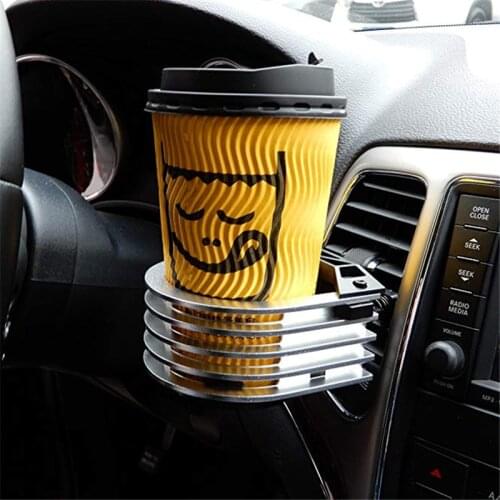 Universal Folding Cup Holder Auto Car Air-Outlet Drink Holder with Fan Car Beverage Bottle Cup Car Frame for Truck Van Drink