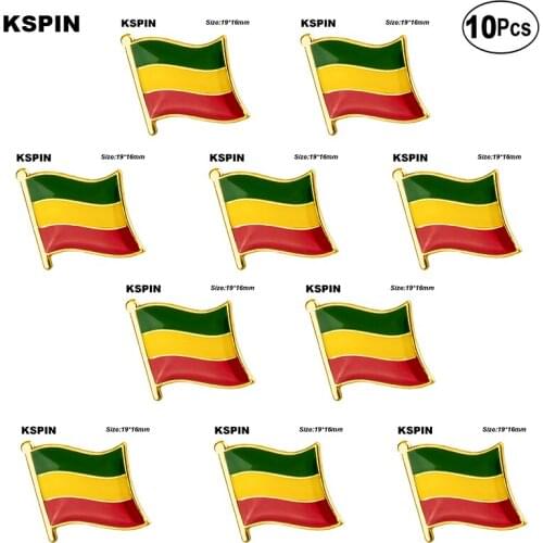 Flag Lapel Pin Flag badge Brooch Pins Badges 10Pcs a Lot