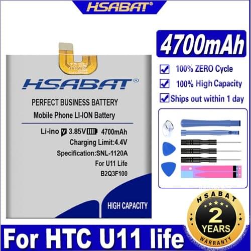 HSABAT B2Q3F100 4600mAh Battery for HTC U11 life Batteries