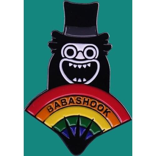 Babashook Lapel Enamel Pins Collect Rainbow Metal Cartoon Brooch Badges Backpack Collar Adorn Men Women Fashion Jewelry Gifts