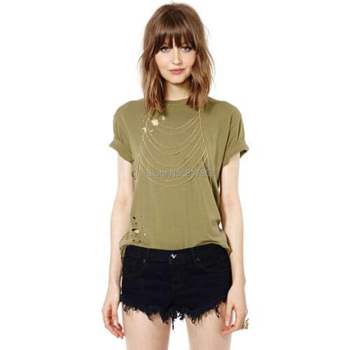 FREE SHIPPING NEW STYLE BO-01 WOMEN Gold colour CHAINS JEWELRY 8 LAYERS Chains JEWELRY 3 COLORS