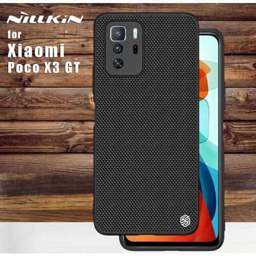 Nillkin For Xiaomi Poco X3 GT 5G case Back Cover Textured Fiber full 360 Protective case for Poco X3 GT 5G NFC
