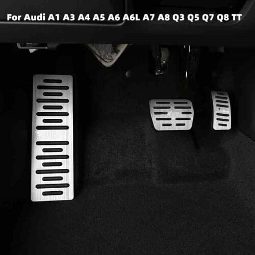 For Audi A1 A3 A4 A5 A6 A6L A7 A8 Q3 Q5 Q7 Q8 TT Non-destructive Installation Replacement Upgrade Throttle Brake Pedal Anti-skid