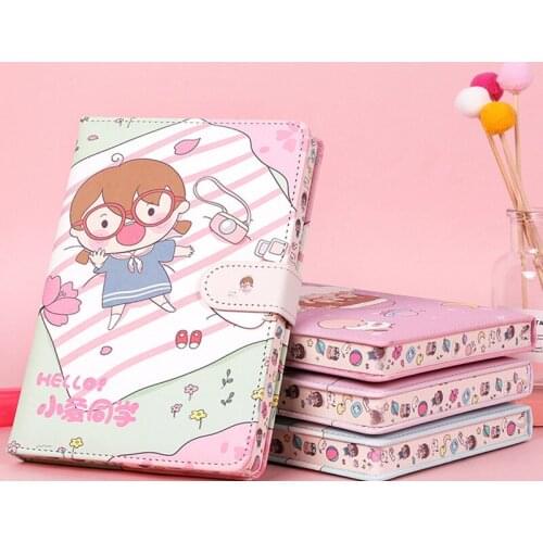 Hand Ledger Girl Hear Cute Japanese Notebook Stationery Thickened Simple Student Notepad Card Girl Study Stationery