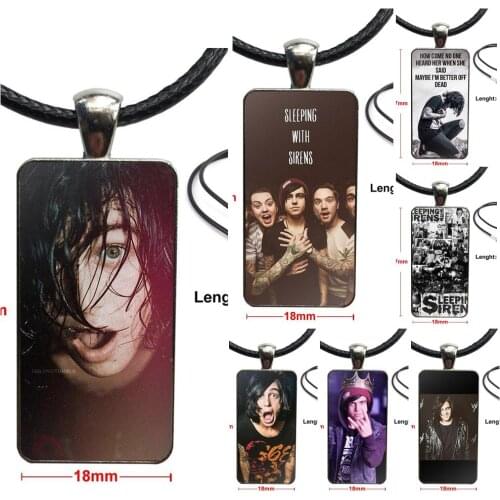 Kellin Quinn Sleeping With Sirens For Women Gift Fashion Necklace Handmade Rectangle Shape Choker Necklace Jewelry Multi Designs