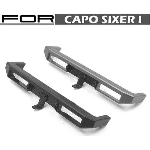 Metal Rear Bumper With Tow Hook for 1:6 Samurai Jimny RC Car Upgrade Parts