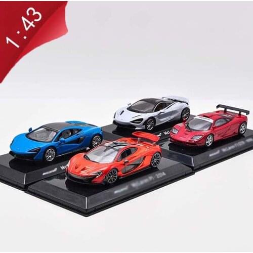 1/43 simulation alloy die-cast vehicle metal Mclaren P1 570s F1 GTR car model adult toys gift collection display souvenir show