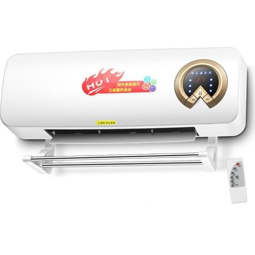 House wall mounted air heater air conditioning fast heating bedroom warmer 220V with drying rack waterproof AC-66