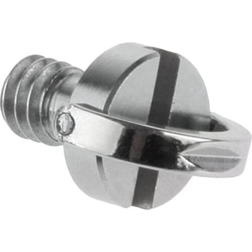 Neewer D Shaft D-ring 1/4" Mounting Screw 10mm Shaft for Camera Tripod Monopod or Quick Release (QR) Plate