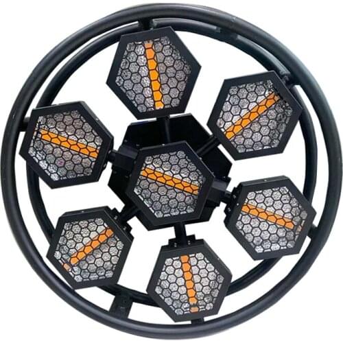 New product led 7*60W rgb led retro stage lighting effect dj equipment dmx512 transpot light for concert