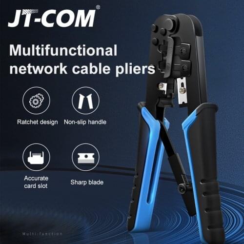 Network Crimping Tool rj45 crimper 6P 8P Ethernet Network LAN Cable Crimper Cutter Stripper Plier RJ-11/RJ-12 RJ-45