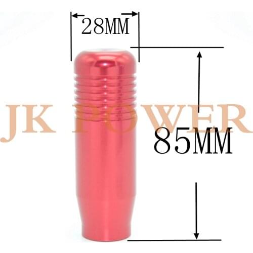 Universal Black Red Blue Gray Aluminum 85MM Gear Shift Knob