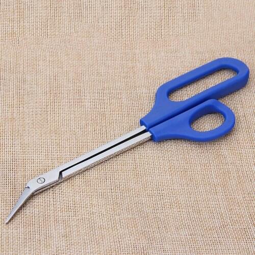 ZtDpLsd 1Pcs Toenail Scissors Precision Long Handled Cutter Nail Art Clipper Cuticle Scissor Nipper Trimmer Bandage Scissor