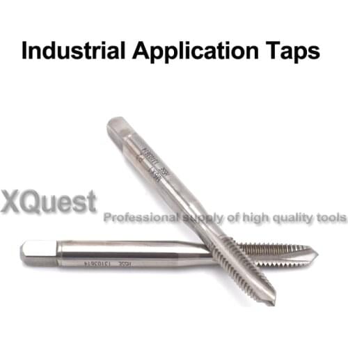 2PCS XQuest HSSE Sipral Point tap M1 M1.2 M1.4 M1.5 M1.6 M1.7 M1.8 M2 M2.2 Metric Machine Spiral Pointed Taps M2.3 M2.5 M2.6 M3