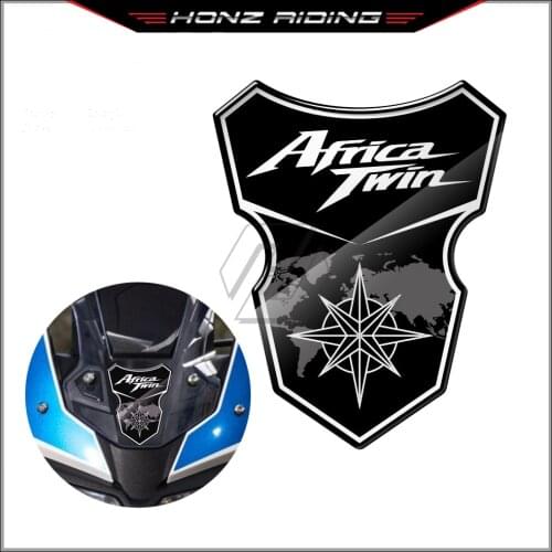 For Honda CRF1000L Africa Twin 2016-2019 3D Resin Motorcycle Front Fender Fairing Stiicker