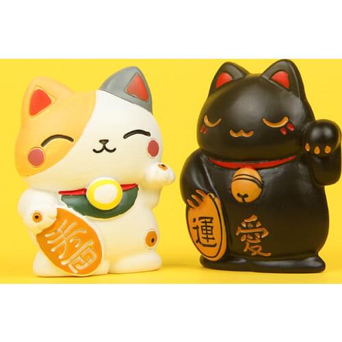 Japanese style sprout 3D creativity Fortune Cat new magnet refrigerator sticker cute kitten home accessories magnet