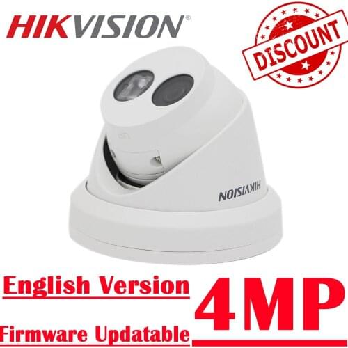 4Mp IPC hikvision DS-2CD2343G2-IU Built-in microphone replace DS-2CD2342WD-I DS-2CD2335-I IR Fixed turret network camera