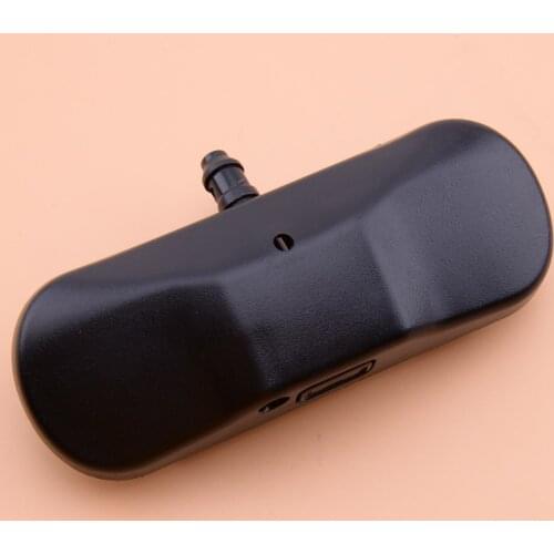 5M0955986A 5M0955986C Car Black Windshield Washer Spray Nozzle Jet Heated Fit for VW Jetta Golf Mk5 Mk6 Passat B6 B7