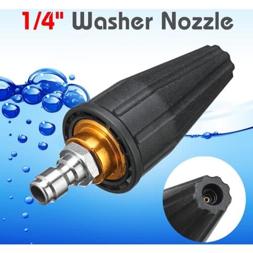 7mm High Pressure Washer Rotating Turbo Nozzle 3600PSI 1/4 Inch Quick Connect