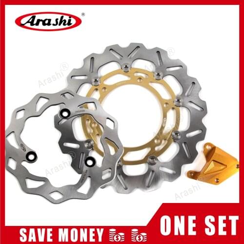Arashi 1 Set For KAWASAKI NINJA 250 R 2008 2009 2010 2011 CNC Front Rear Brake Disc Rotors Motorcycle NINJA250R NINJA250 R