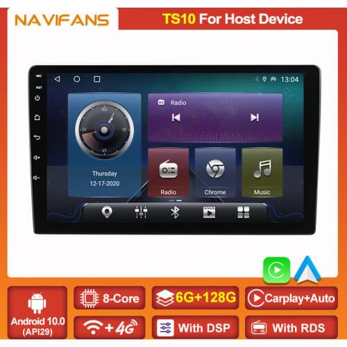 RAM 6G ROM 128G 8Cores Android 10/11 2 Din Car Radio Multimedia Video Player 9/10 inch GPS Navi Audio Head Unit 4G LTE Universal